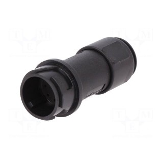 Connector: circular | plug | male | PIN: 10 | w/o contacts | for cable