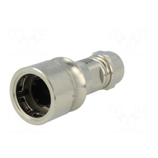 Connector: circular | plug | male | PIN: 22 | w/o contacts | for cable