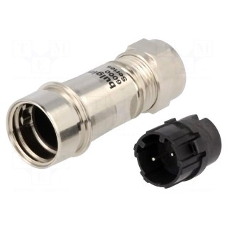Connector: circular | plug | male | PIN: 2 | Buccaneer 6000 | for cable