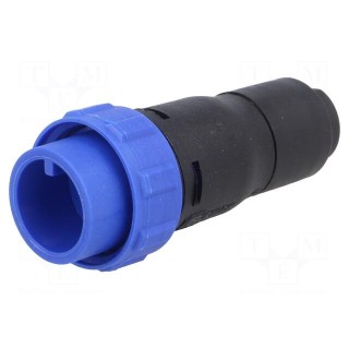 Connector: circular | plug | male | PIN: 2 | w/o contacts | for cable