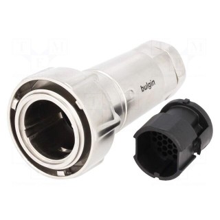 Connector: circular | plug | male | PIN: 32 | w/o contacts | for cable