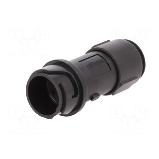 Connector: circular | plug | male | PIN: 6 | w/o contacts | for cable