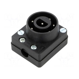 Connector: circular | plug | male | PIN: 8 | for cable | screw terminal