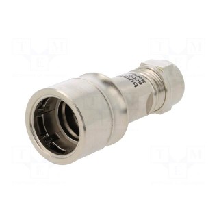 Connector: circular | plug | male | PIN: 8 | w/o contacts | for cable