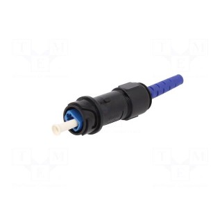 Connector: fiber optic | plug | PIN: 1 | bayonet,external bayonet