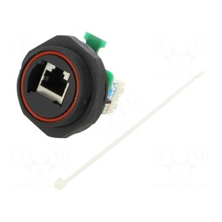Connector: RJ45 | socket | PIN: 8 | external thread,threaded joint