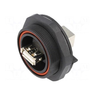 Cable | USB Buccaneer | USB A socket,5pin plug | PIN: 4 | 0.1m | IP68