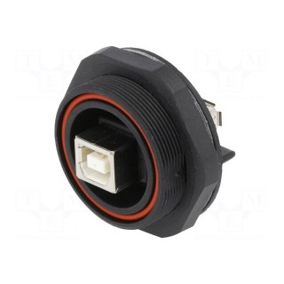 Connector: USB B | socket | PIN: 4 | threaded joint | USB Buccaneer