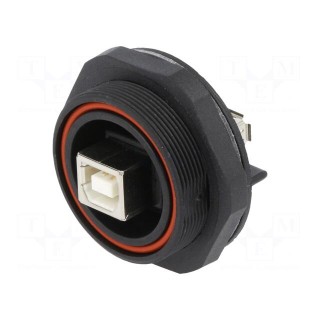 Connector: USB B | socket | PIN: 4 | threaded joint | USB Buccaneer