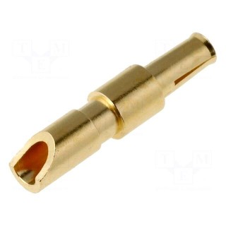 Contact | female | copper alloy | gold-plated | 24AWG÷20AWG | 10A
