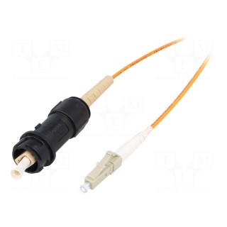 Fiber patch cord | PIN: 1 | multi mode simplex (MM) | bayonet | 10m