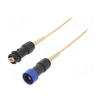 Fiber patch cord | PIN: 1 | multi mode simplex (MM) | bayonet | 10m