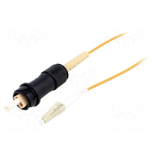 Fiber patch cord | PIN: 1 | multi mode simplex (MM) | bayonet | 5m