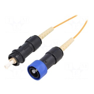 Connector: fiber optic | patchcord | PIN: 1 | bayonet | Buccaneer 4000