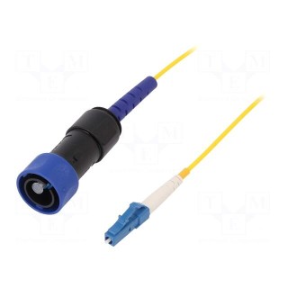 Fiber patch cord | PIN: 1 | single mode simplex (SM) | bayonet | 10m