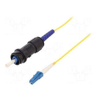 Fiber patch cord | PIN: 1 | single mode simplex (SM) | bayonet | 5m