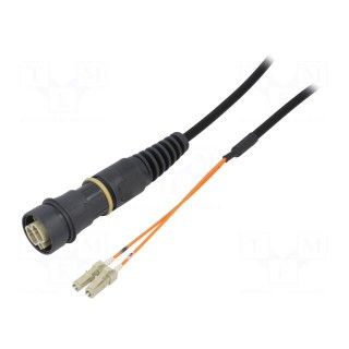 Fiber patch cord | PIN: 2 | multi mode duplex (MM) | bayonet | LC