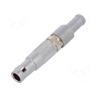 Connector: circular | Series: 00 | plug | male | soldering | for cable