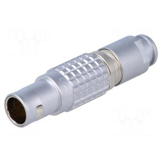 Connector: circular | 1B | plug | male | PIN: 7 | soldering | for cable | 7A