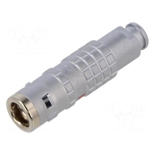 Connector: circular | 1K | plug | male | PIN: 16 | soldering | for cable