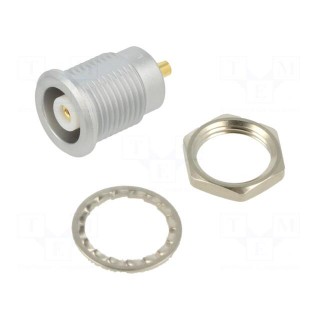 Connector: circular | 1S | socket | female | PIN: 1 | soldering | 18A | IP50