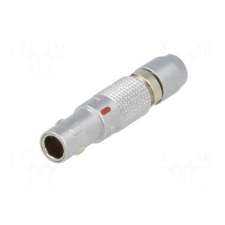 Connector: circular | 00 | plug | male | PIN: 2 | soldering | for cable