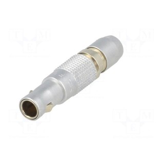 Connector: circular | Series: 00 | plug | male | soldering | for cable