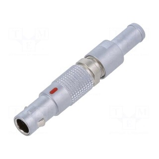 Connector: circular | 00 | plug | male | PIN: 6 | soldering | for cable