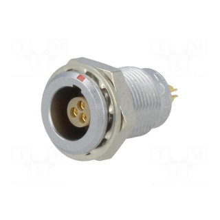 Connector: circular | 00 | socket | female | PIN: 3 | soldering | 3A | IP50
