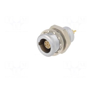Connector: circular | 00 | socket | female | PIN: 6 | soldering | 1.5A