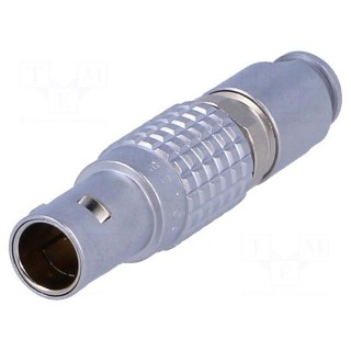 Connector: circular | Series: 0B | plug | male | soldering | for cable