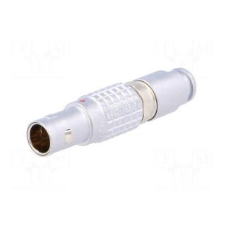 Connector: circular | 0B | plug | male | PIN: 5 | soldering | for cable