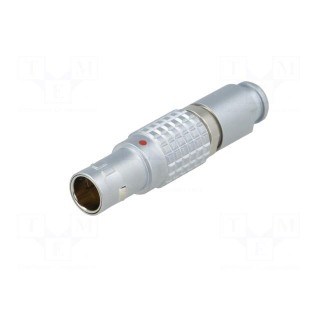 Connector: circular | 0B | plug | male | PIN: 6 | soldering | for cable