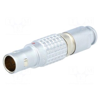 Connector: circular | 0B | plug | male | PIN: 7 | soldering | for cable