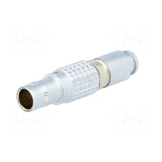 Connector: circular | 0B | plug | male | PIN: 7 | soldering | for cable