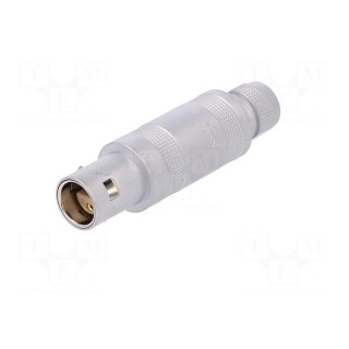 Connector: circular | 1S | plug | male/female | PIN: 3 | soldering | 10A