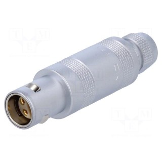 Connector: circular | Series: 1S | plug | male | soldering | for cable
