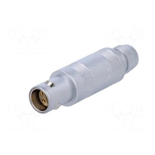 Connector: circular | Series: 1S | plug | male | soldering | for cable