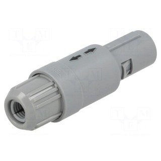 Connector: circular | Series: P | plug | male | soldering | for cable