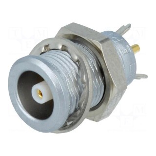 Connector: coaxial | Series: 00 | socket | female | soldering | PIN: 1 | 4A
