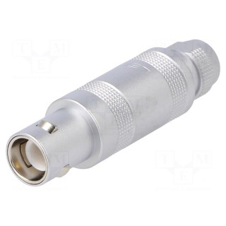 Connector: coaxial | Series: 1S | plug | male | soldering | for cable