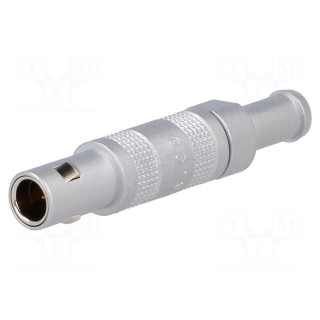 Connector: coaxial | Series: 00 | plug | male | soldering | for cable