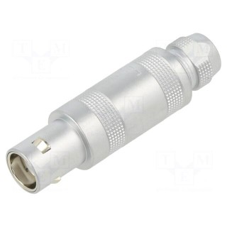 Connector: coaxial | 1S | plug | male | soldering | for cable | 10A | IP50