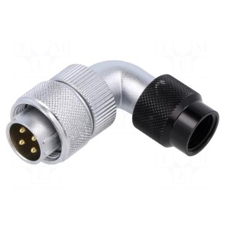 Plug | WF16 | male | PIN: 4 | IP65 | 15A | soldering | for cable | 500V | 2mm2
