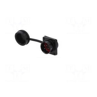 Socket | SA20 | male | PIN: 5 | IP67 | 10A | soldering | 500V | 2mm2 | -40÷85°C