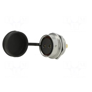 Socket | SA28 | female | PIN: 2 | IP67 | 50A | soldering | 500V | 10mm2