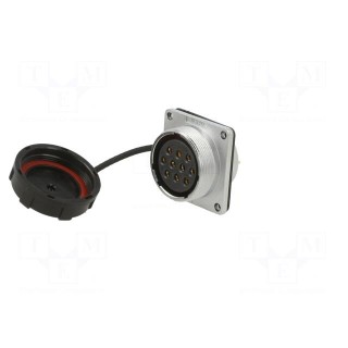 Socket | WF28 | female | PIN: 10 | IP67 | 25A | soldering | 500V | 4mm2 | 11AWG