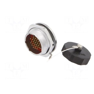 Socket | WF28 | male | PIN: 26 | IP67 | 5A | soldering | 400V | 0.75mm2 | 18AWG