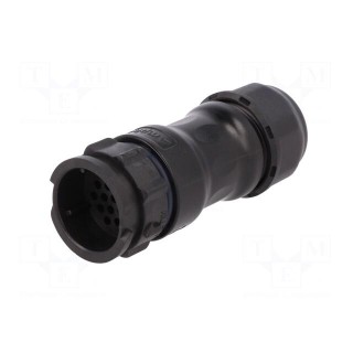 Connector: circular | male | plug | crimped | PIN: 18 | 22AWG÷20AWG | IP68