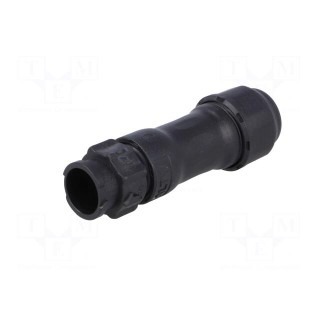 Connector: circular | plug | for cable | PIN: 4 | male | with contacts